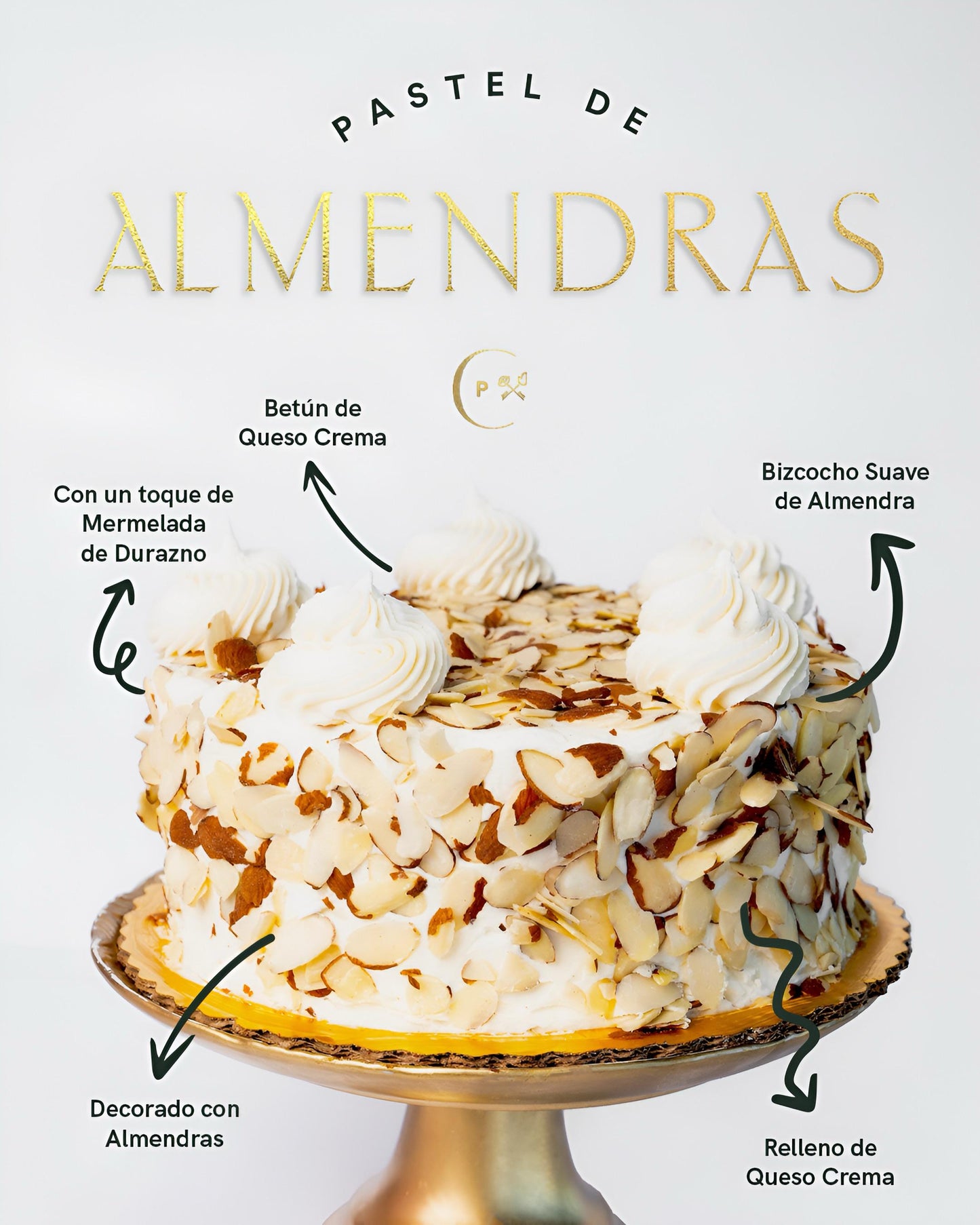Pastel Almendras