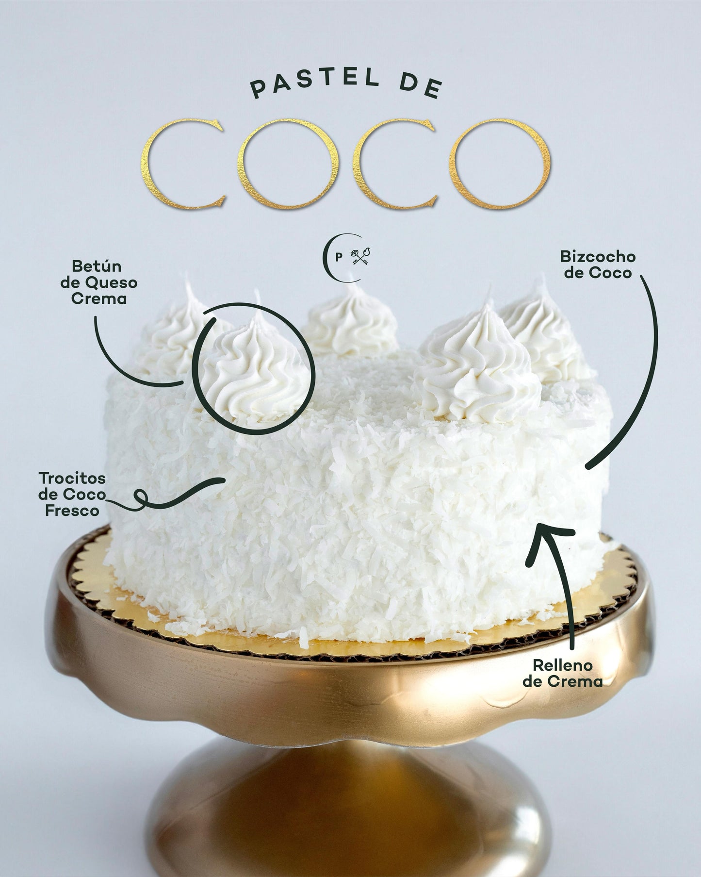 Pastel de Coco