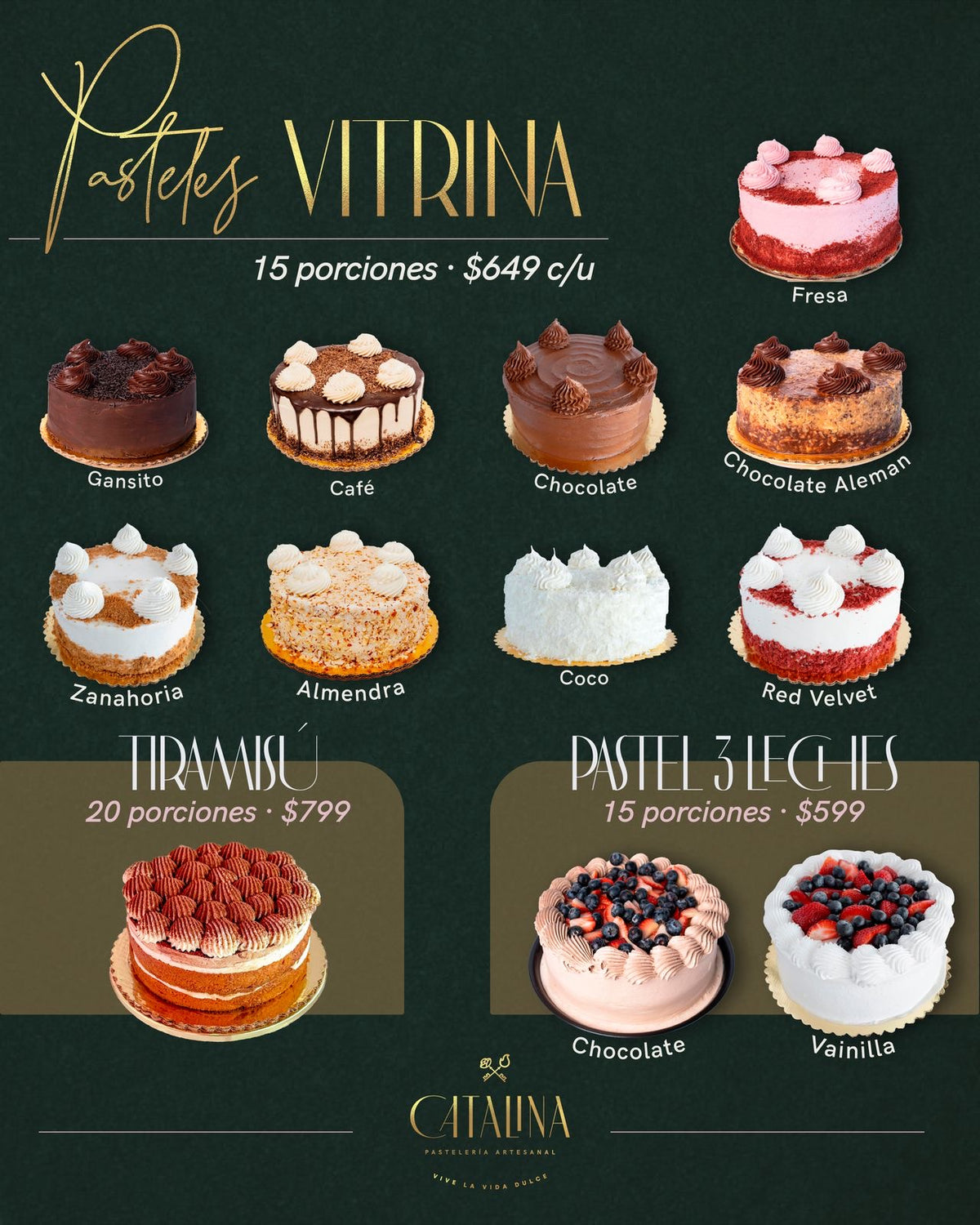 POSTRES & PASTELES FAMILIARES