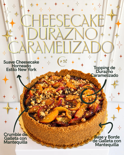 Cheesecake de Durazno Caramelizado