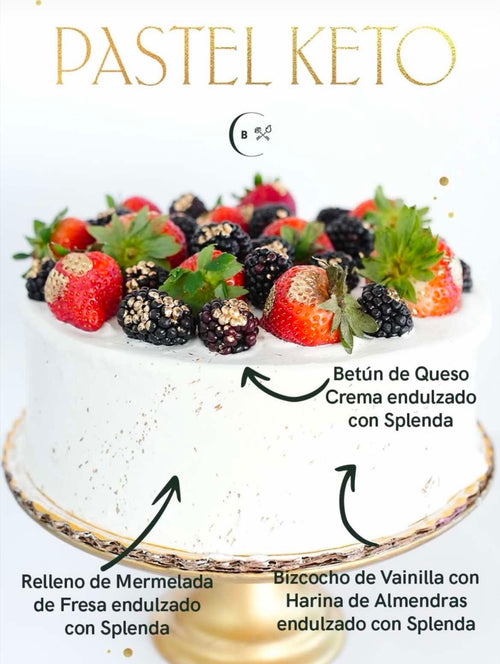 Pastel vainilla keto