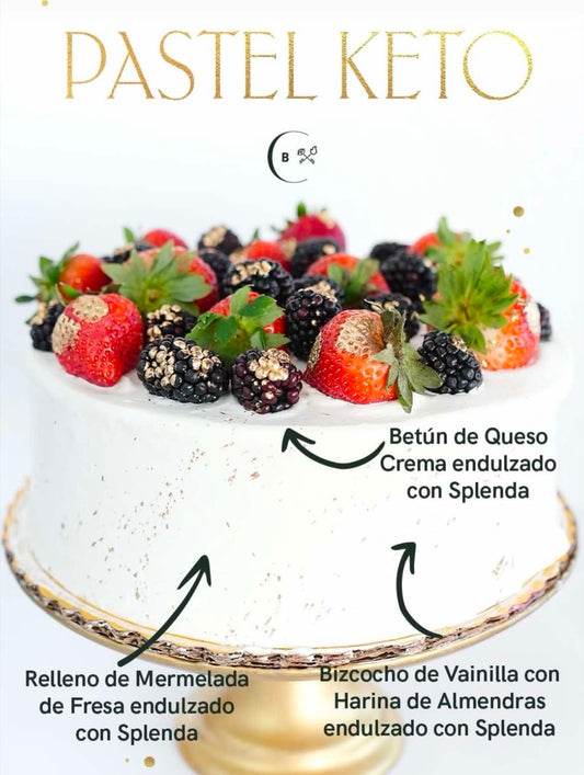 Pastel vainilla keto