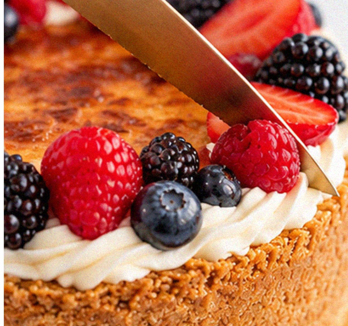 Cheesecake New York con Frutos Rojos