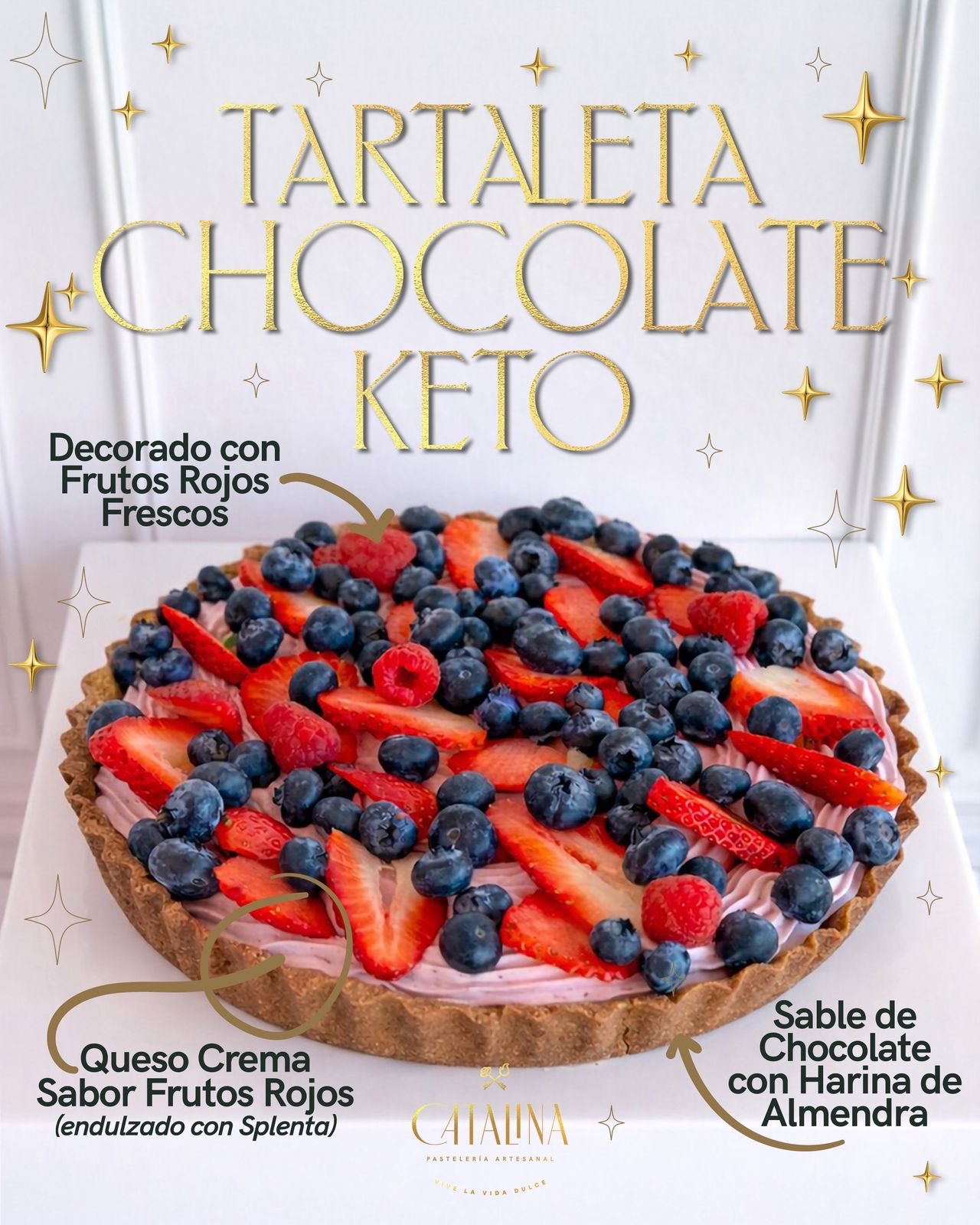 Tartaleta keto chocolate Individual