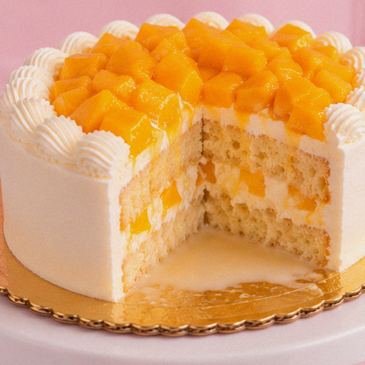 Pastel Tres Leches de Mango