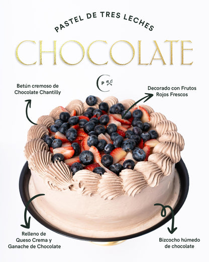 Pastel 3 Leches Chocolate