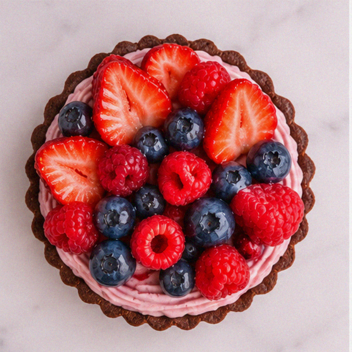 Tartaleta Individual de Chocolate Keto